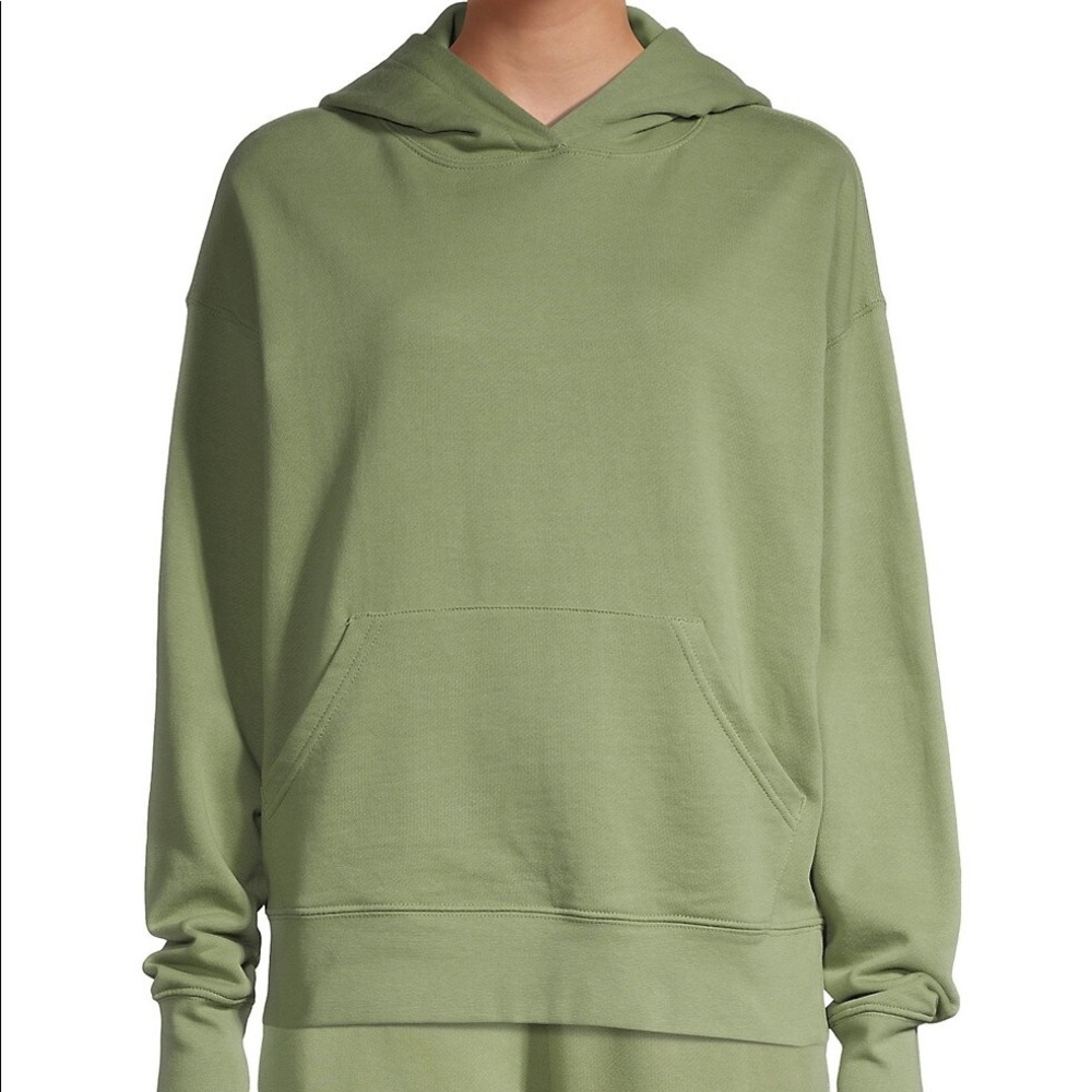 NWT WEWOREWHAT Oversized Rib-Knit Hoodie